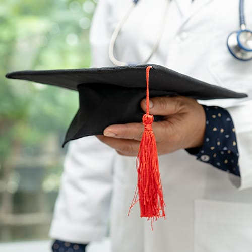 A student Graduate Certificate in Health Science