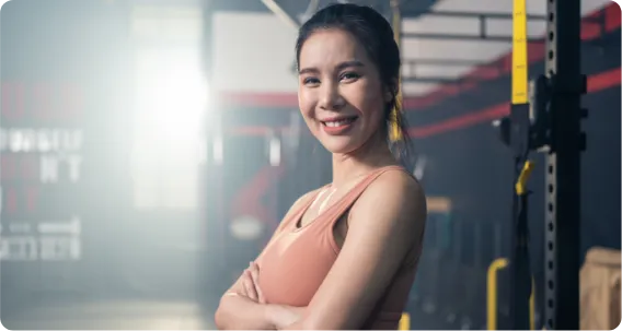 A student of a diploma in health