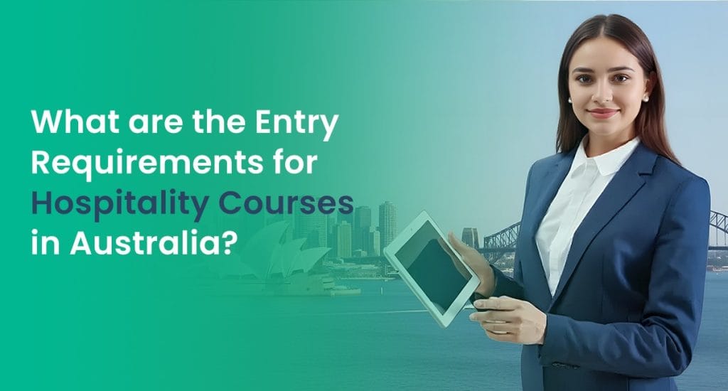 A student studying hospitality course in Australia