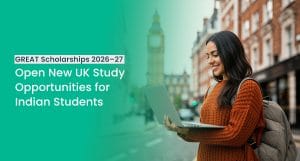 Apply for GREAT Scholarships to study PG courses in the UK.