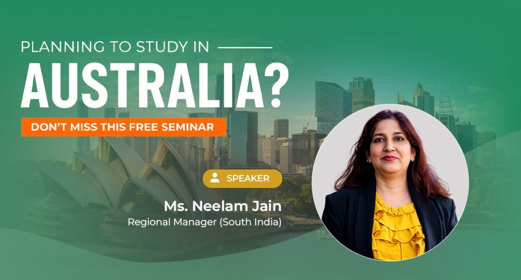 Study in Australia for Indian Students Free seminar kochi 2026
